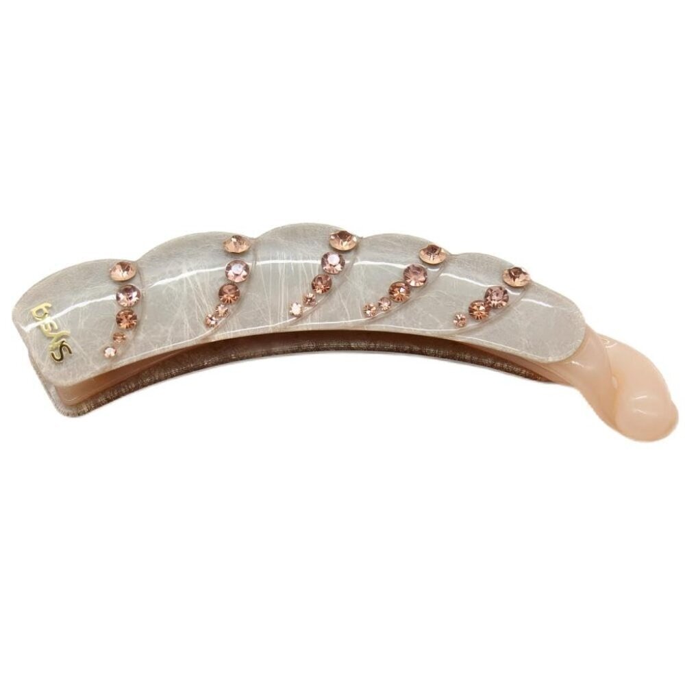 Banana Clips Thick Hair Rhinestone Hair Claw Clips for Women Casual Shine